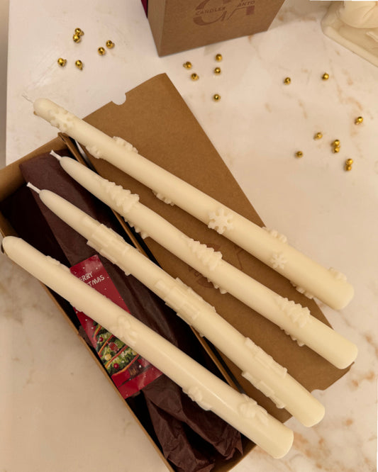 4 Candele per Candelabri(box)