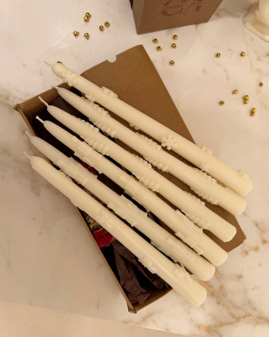 6 Candele per Candelabri (box)